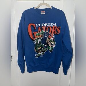 90’s Vintage Florida Gators Blue Crewneck Sweater